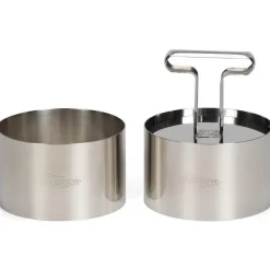 Patisse Taartring met Uitdrukker Ø9cm Set/3