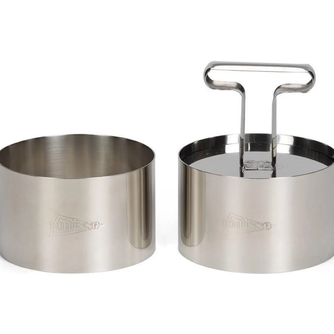 Patisse Taartring met Uitdrukker Ø9cm Set/3