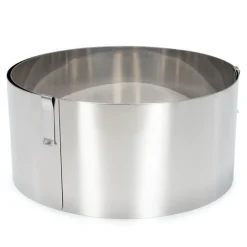 Patisse Taartring Verstelbaar RVS Ø18-30cm