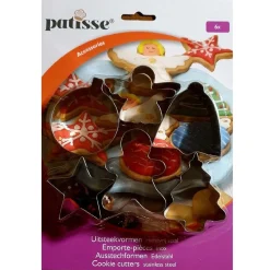 Patisse Uitstekers Kerst RVS 6-delig