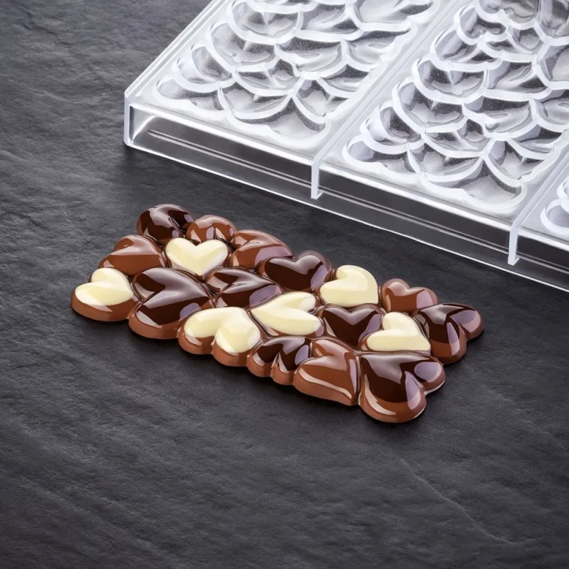Pavoni Chocolademal Tablet Eros Hart (3x) 154x77mm