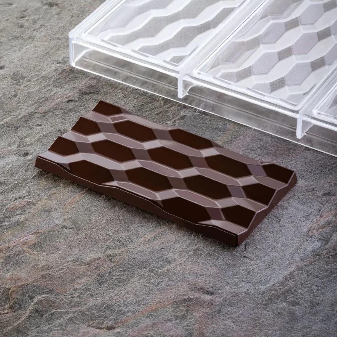 Pavoni Chocolademal Tablet Hexa (3x) 154x77mm**