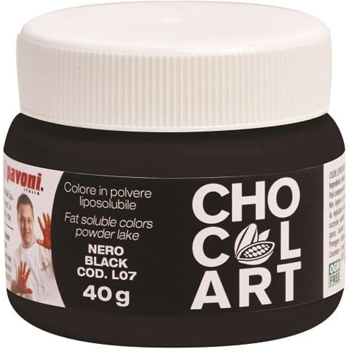 Pavoni Kleurpoeder Zwart 40 gram