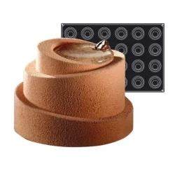 Pavoni Siliconen Vorm Babele Ø68x50mm (24) 60x40cm