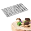 Pavoni Siliconen Vorm Champignon 28x29mm (20) 30x17,5cm
