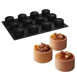 Pavoni Siliconen Vorm Cylindra Ø65x45mm (12) 30x40cm