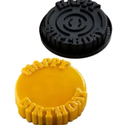 Pavoni Siliconen Vorm Happy Birthday Ø19x4,5cm