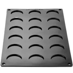 Pavoni Siliconen Vorm Mini Macaron Ø4x2,5cm (18) Set/2