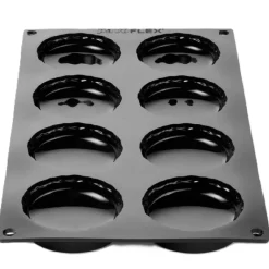 Pavoni Siliconen Vorm Mono Macaron Ø7x3,5cm (8) Set/2