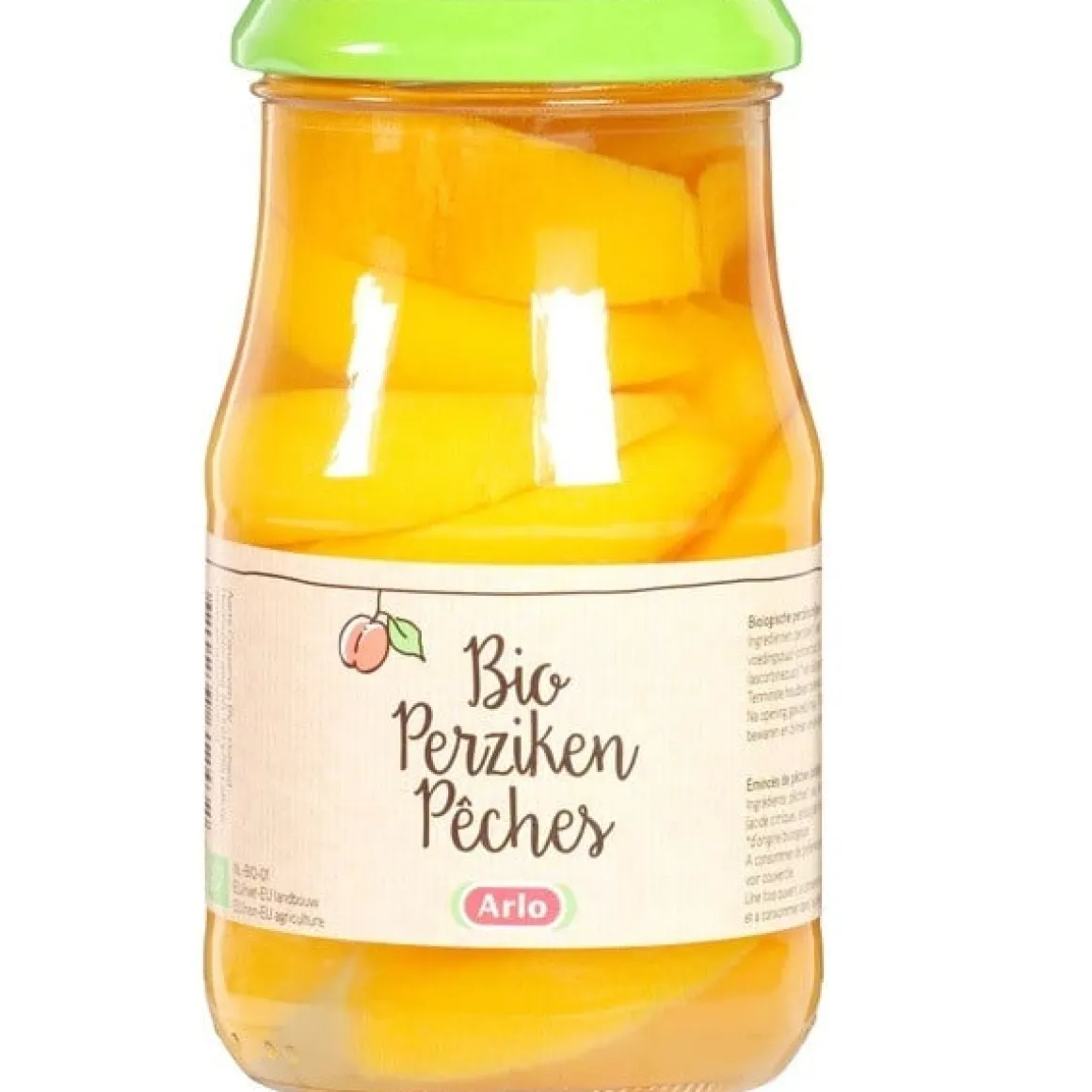Perziken op Siroop Biologisch 350g