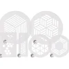 Plate-it Stencil Hexagon Set/6