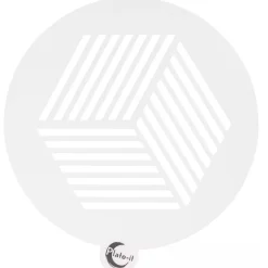 Plate-it Stencil Hexagon Set/6