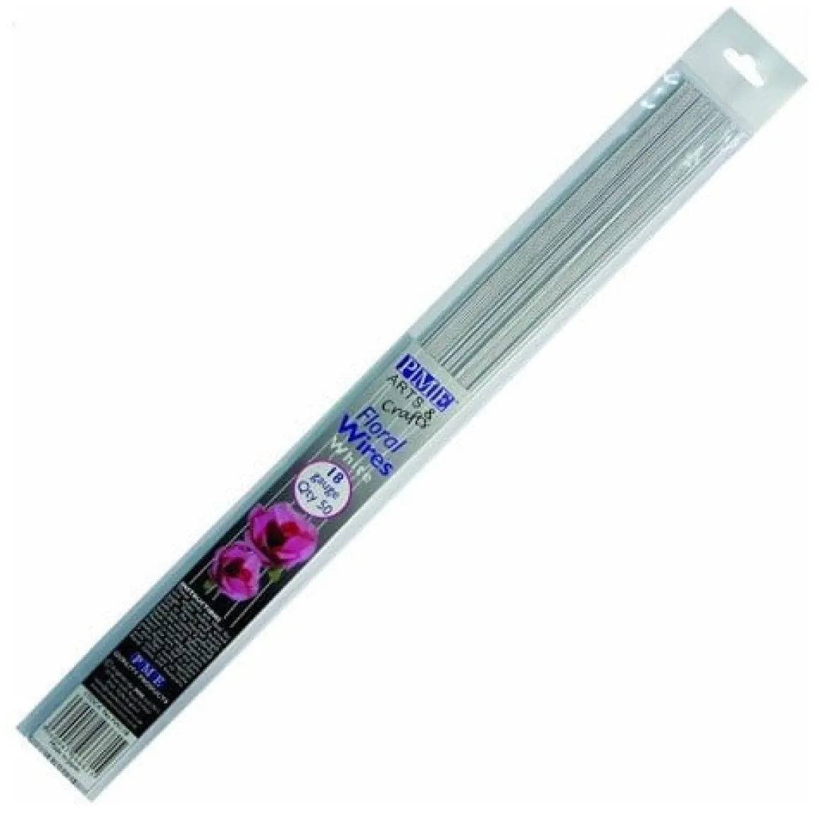 PME Bloemdraad Wit - 30 gauge (50 stuks)