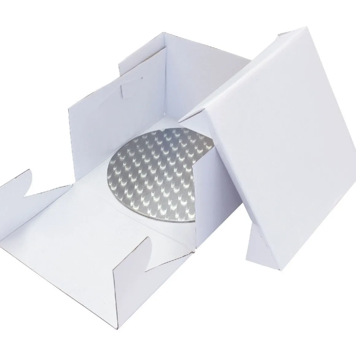PME Cakeboard en doos rond 32,5x32,5x15 cm