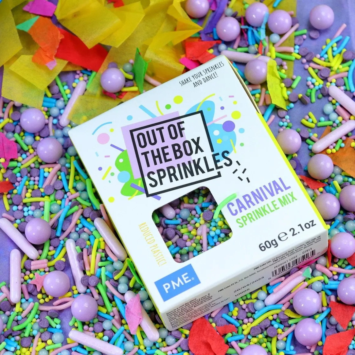 PME Carnaval Sprinkle Mix (Out of the Box) 60g