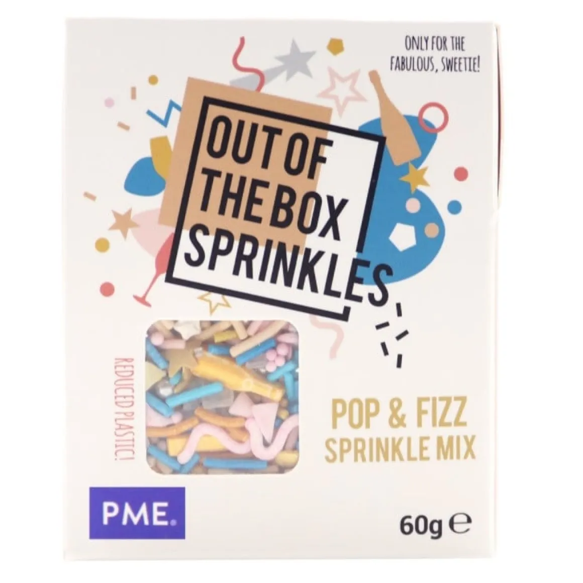 PME Champagne Sprinkle Mix (Out of the Box) 60g