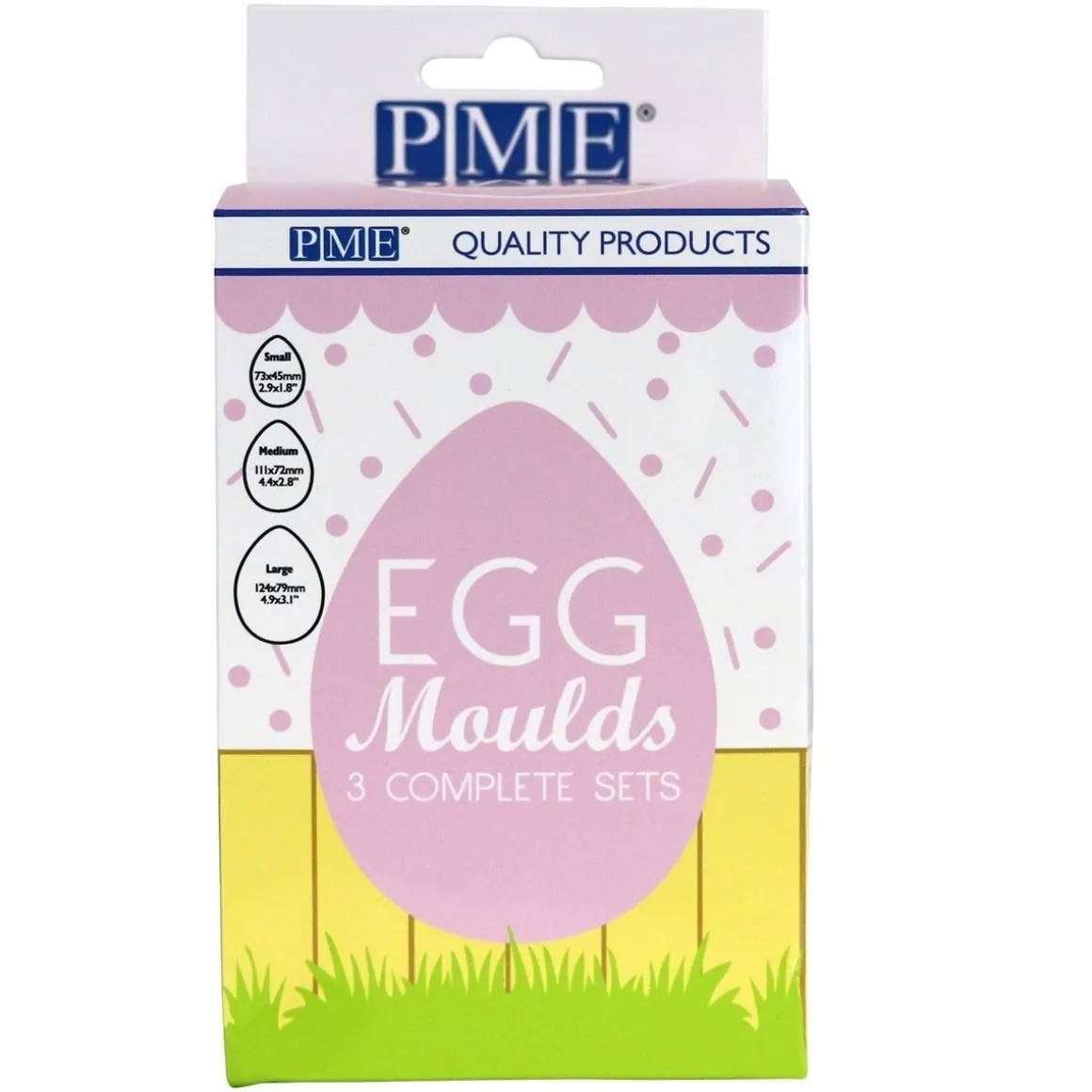 PME Chocolade Holvorm Ei 3-delig