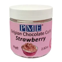 PME Chocoladekrullen Aardbei 85 gram