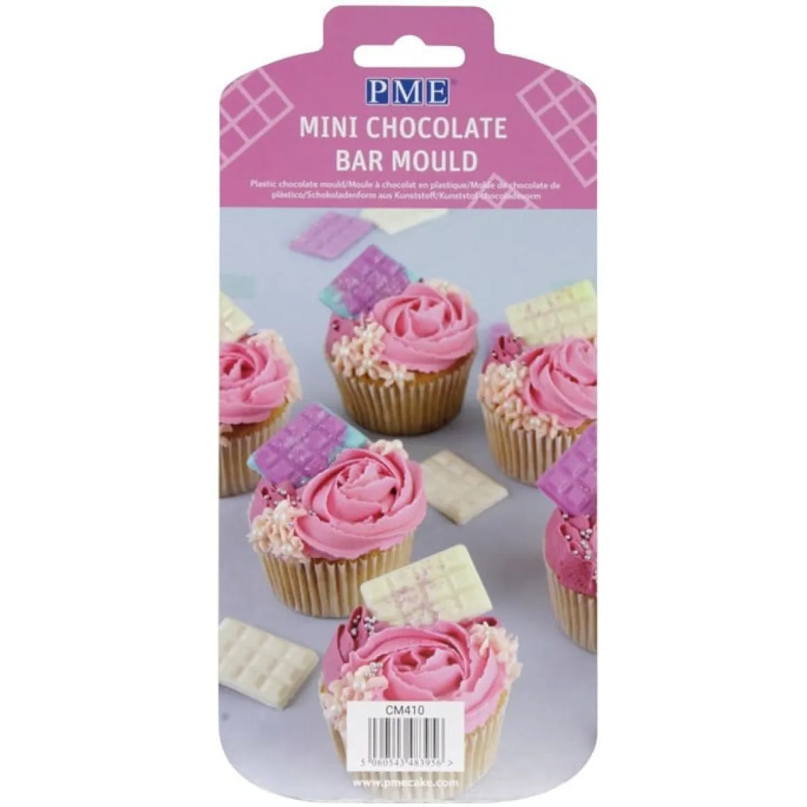PME Chocolademal Mini Tablet (12x) 35x25mm