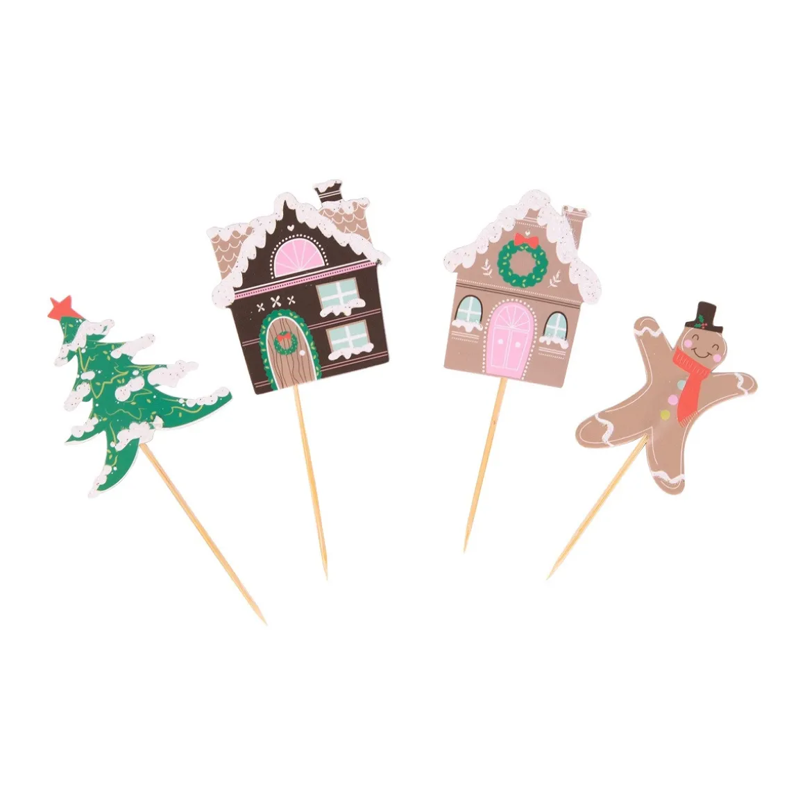 PME Cupcake Set Gingerbread Village Christmas 24st.**