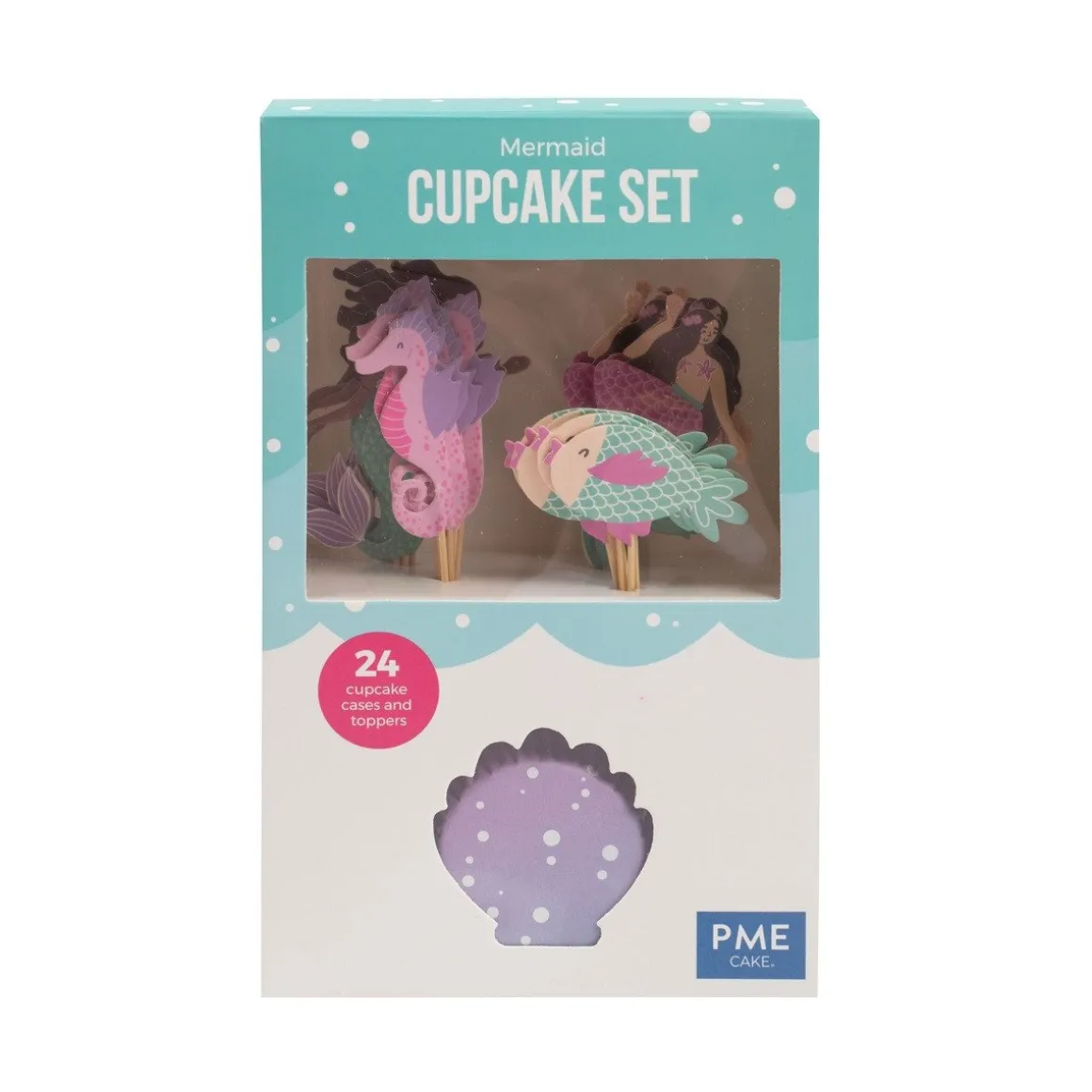 PME Cupcake Set Mermaid 24st.