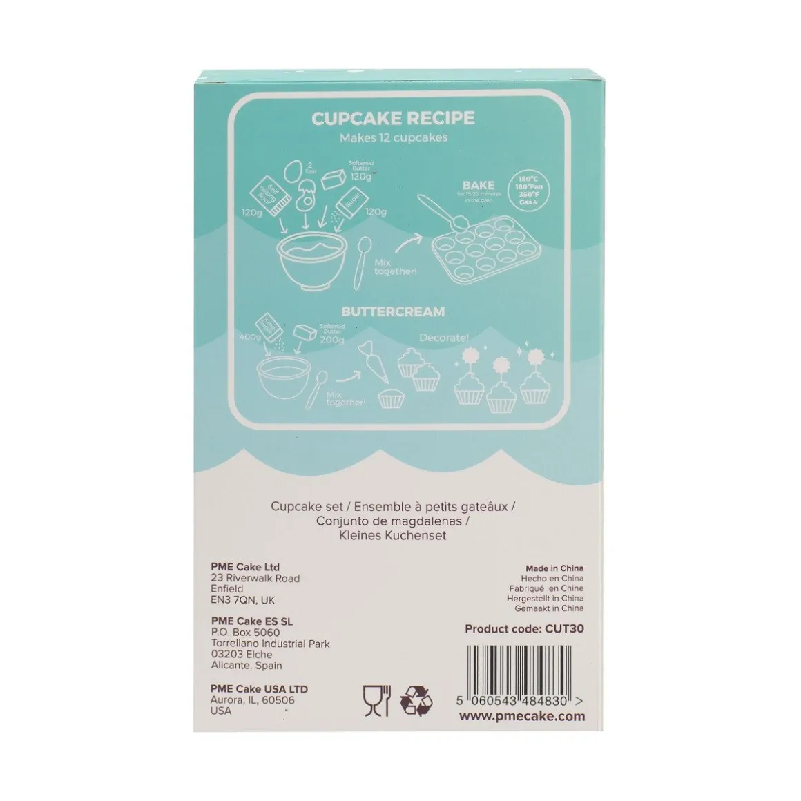 PME Cupcake Set Mermaid 24st.