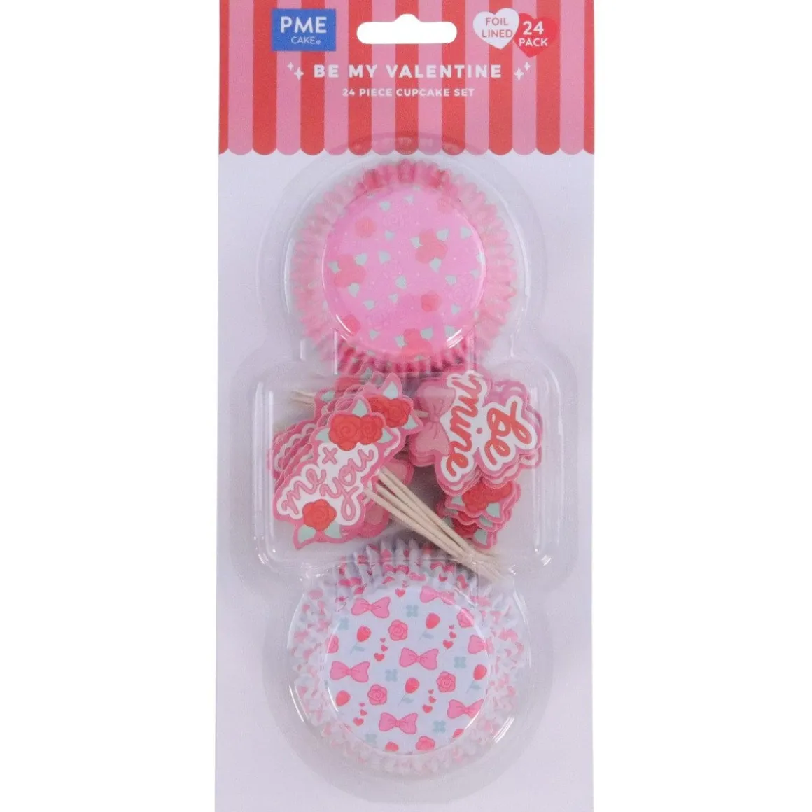 PME Cupcake Set Mijn Valentijn 24st.