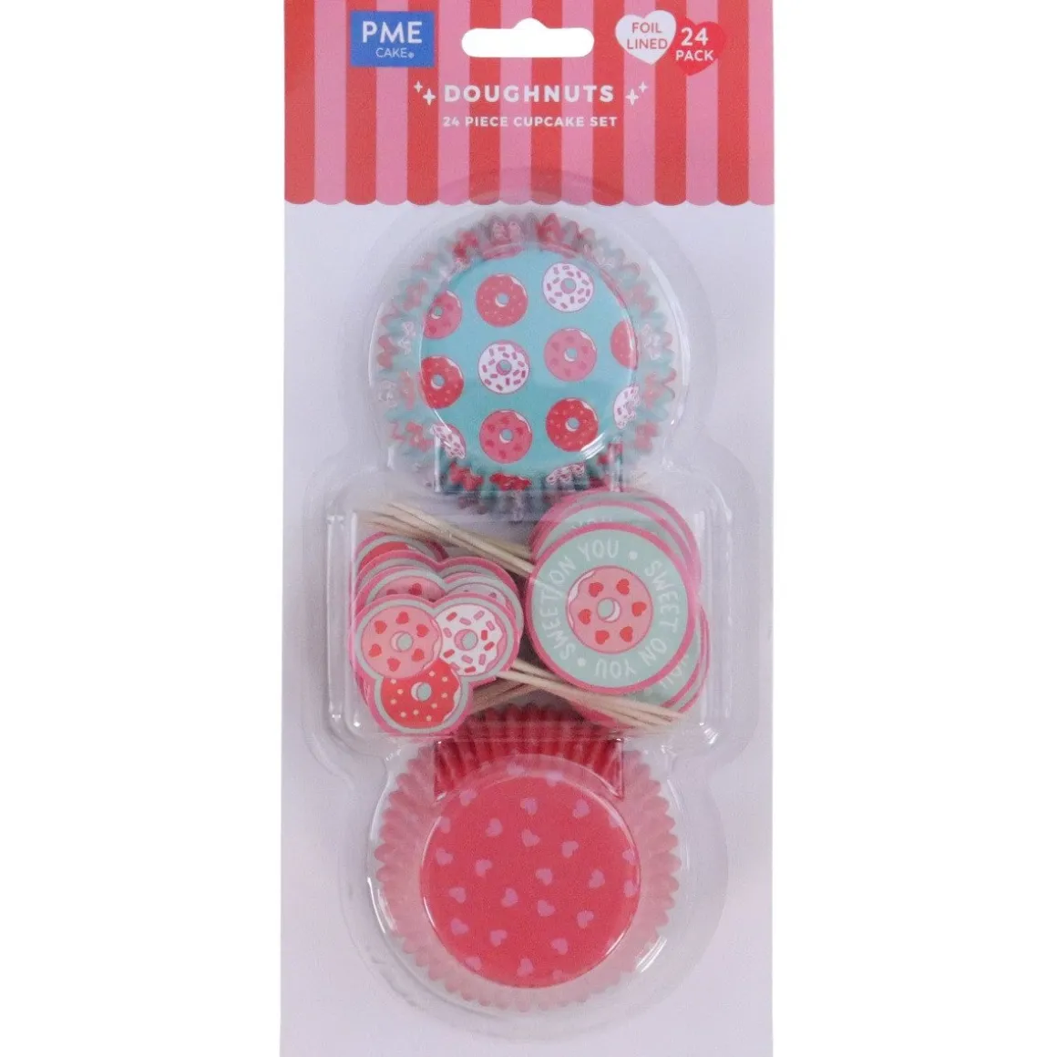 PME Cupcake Set Valentijn Donuts 24st.