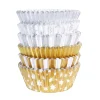 PME Cupcake Vormpjes Goud & Zilver 100st.