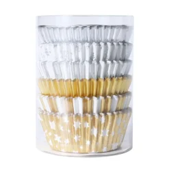 PME Cupcake Vormpjes Goud & Zilver 100st.