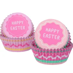 PME Cupcake Vormpjes Happy Easter Ø52mm 60st.**