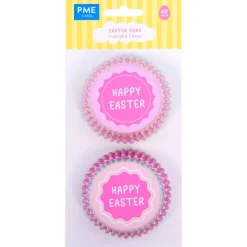 PME Cupcake Vormpjes Happy Easter Ø52mm 60st.**