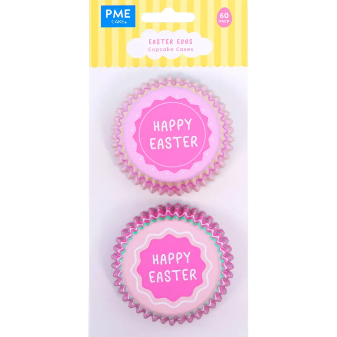 PME Cupcake Vormpjes Happy Easter Ø52mm 60st.**