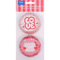 PME Cupcake Vormpjes Love Ø52mm 60st.