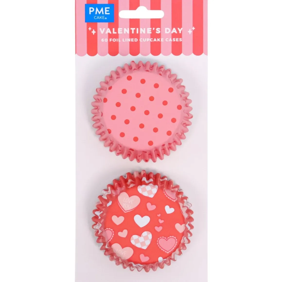 PME Cupcake Vormpjes Valentijn Ø52mm 60st.
