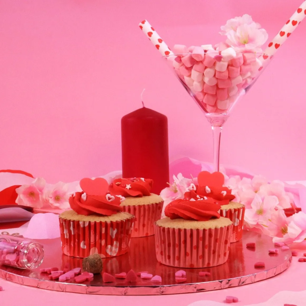 PME Cupcake Vormpjes Valentijn Ø52mm 60st.