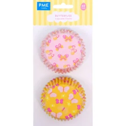 PME Cupcake Vormpjes Vlinder Ø52mm 60st.
