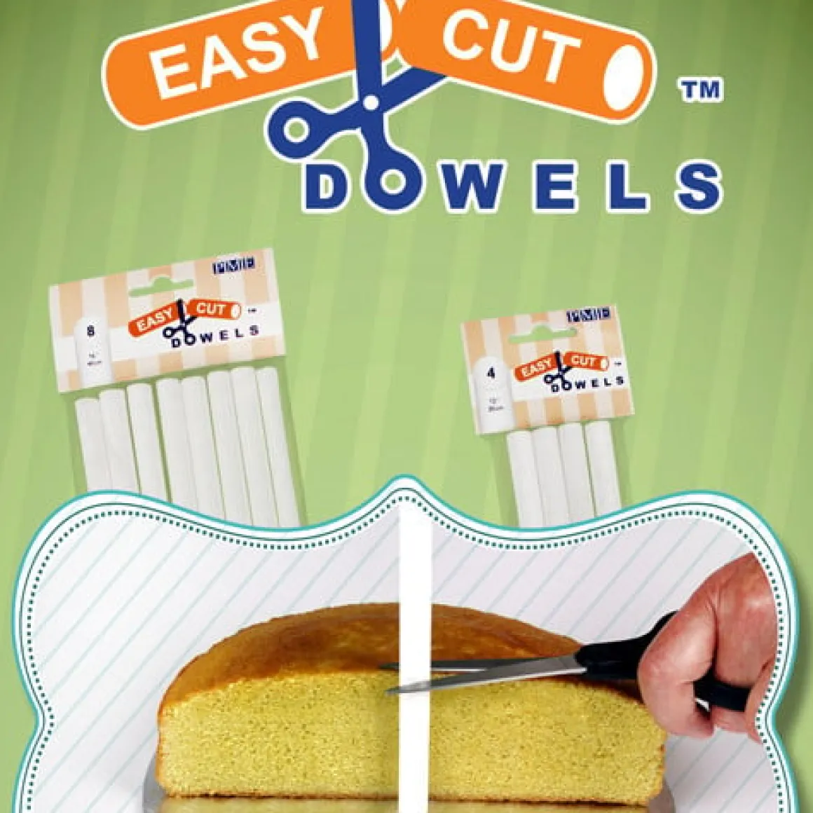 PME Easy Cut Dowels pak á 8 stuks 40cm.