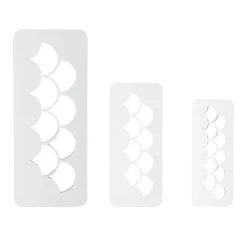 PME Geometric Cutter Fish Scale Set/3