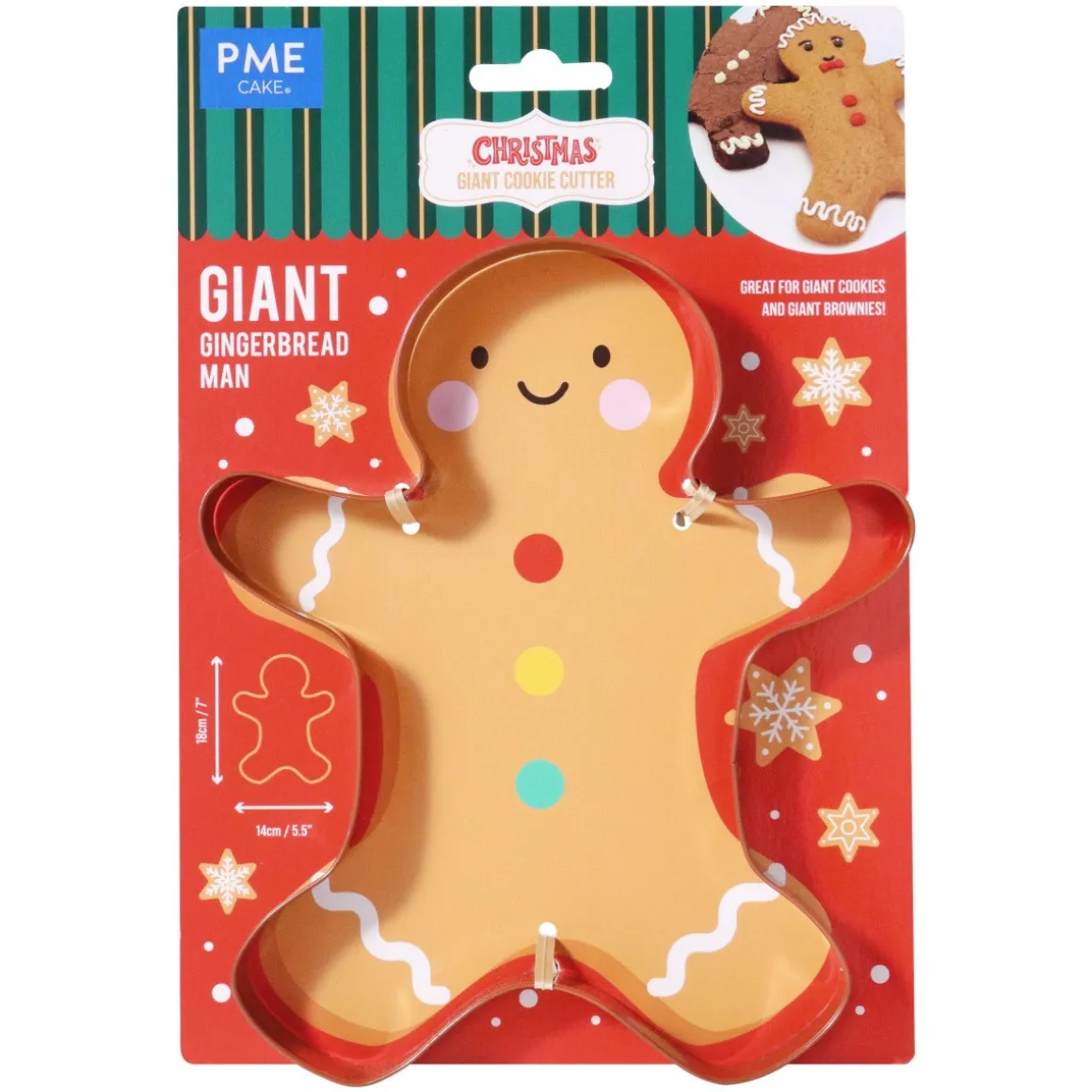 PME Grote Koekjes Uitsteker Gingerbread 18x14cm