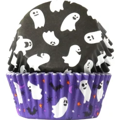 PME Halloween Cupcake Vormpjes Griezelige Geesten Ø52mm 60st