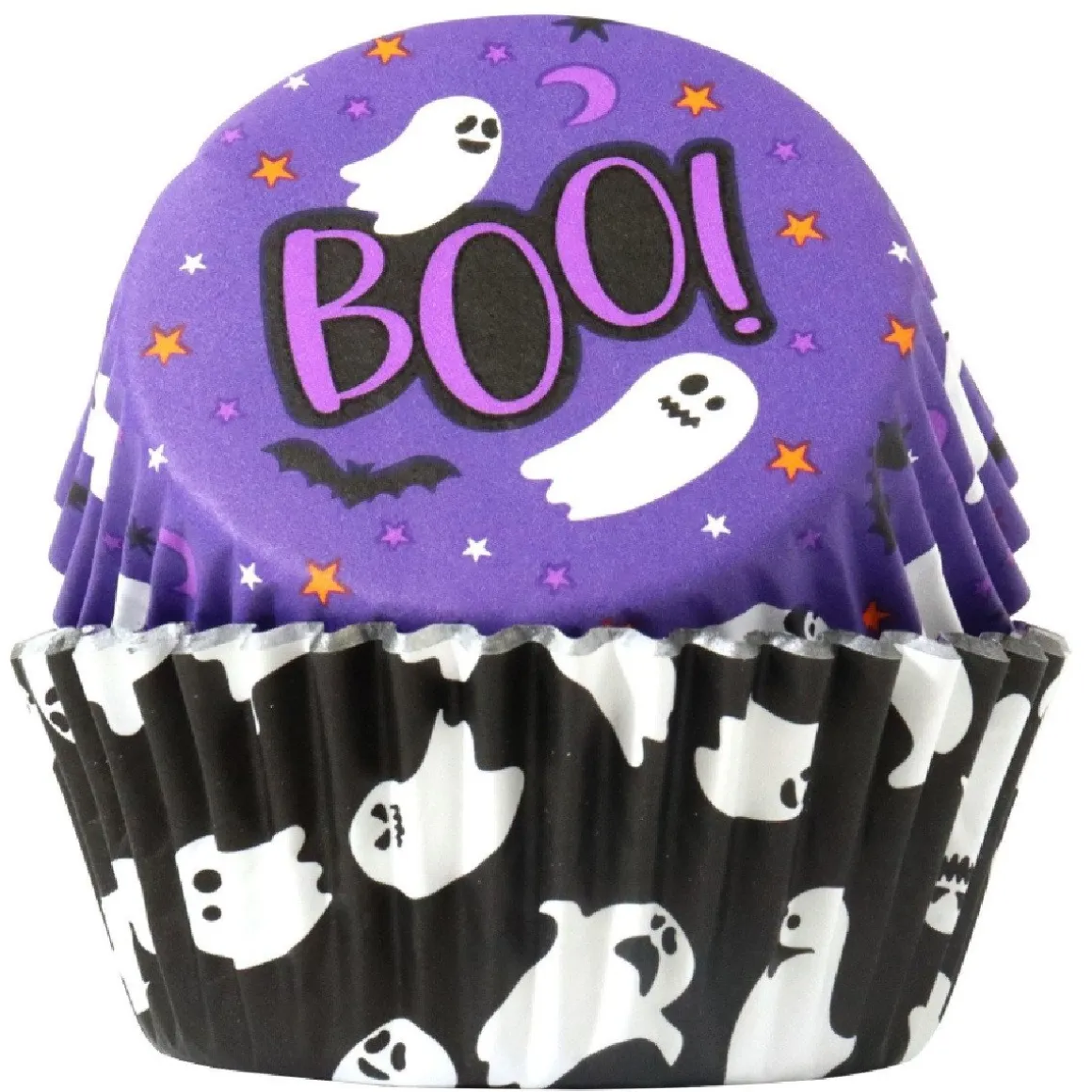 PME Halloween Cupcake Vormpjes Griezelige Geesten Ø52mm 60st