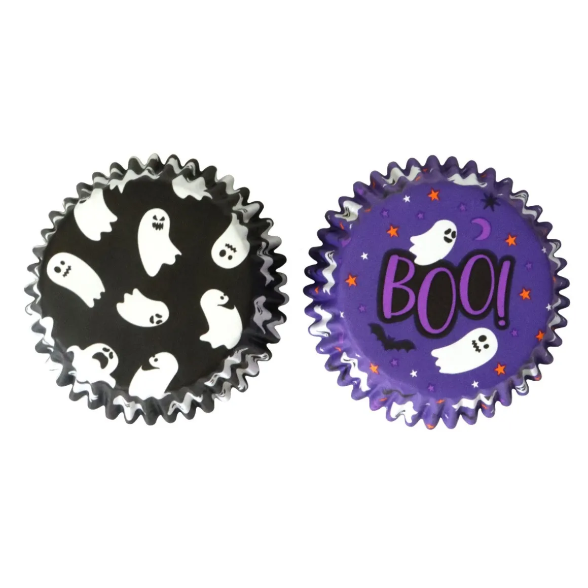 PME Halloween Cupcake Vormpjes Griezelige Geesten Ø52mm 60st