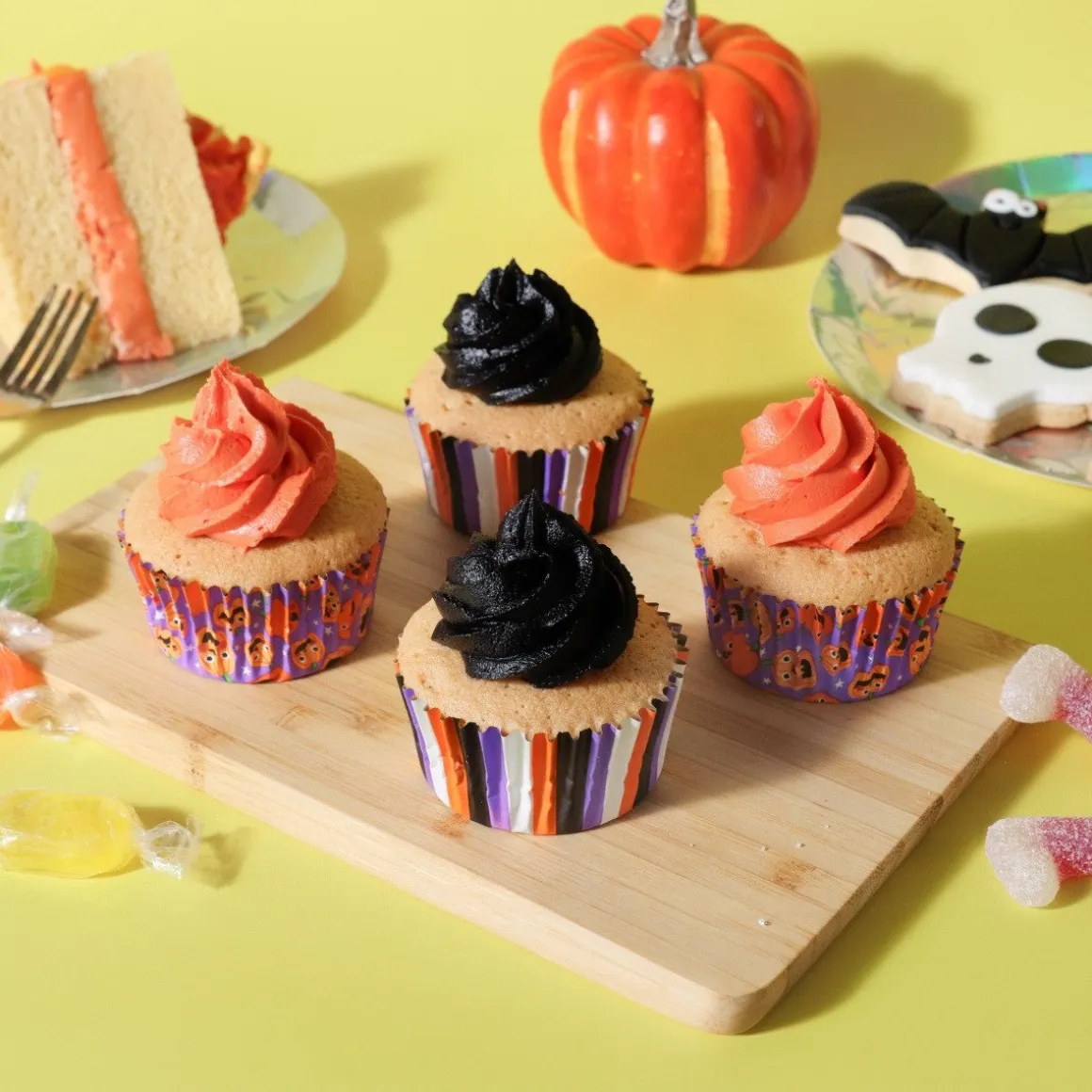 PME Halloween Cupcake Vormpjes Pompoenfeest Ø52mm 60st.