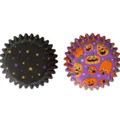 PME Halloween Mini Cupcake Vormpjes Pompoenfeest Ø33mm 60st.