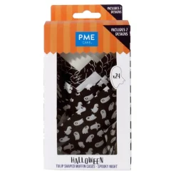 PME Halloween Muffin Cups Griezelige Nacht 24st.