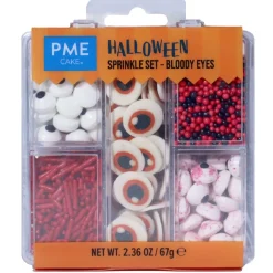 PME Halloween Sprinkle Set Bloederige Ogen 105g