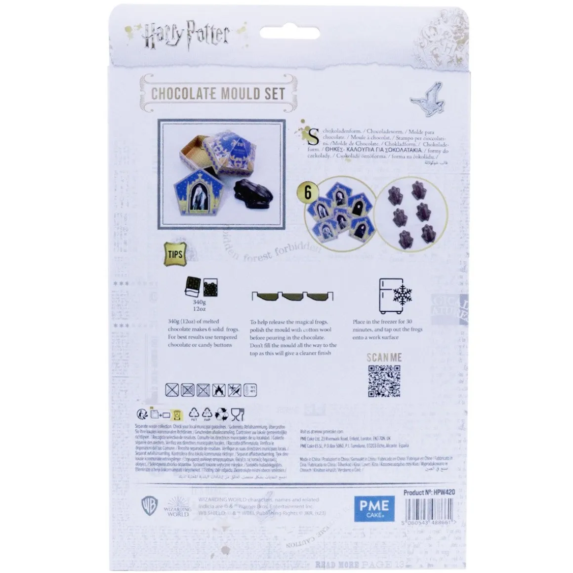 PME Harry Potter Chocolademal Honeyduke's Chocolade Kikker