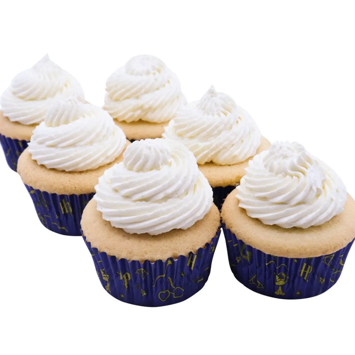 PME Harry Potter Cupcake Vormpjes Folie Goud Ø52mm 30st.