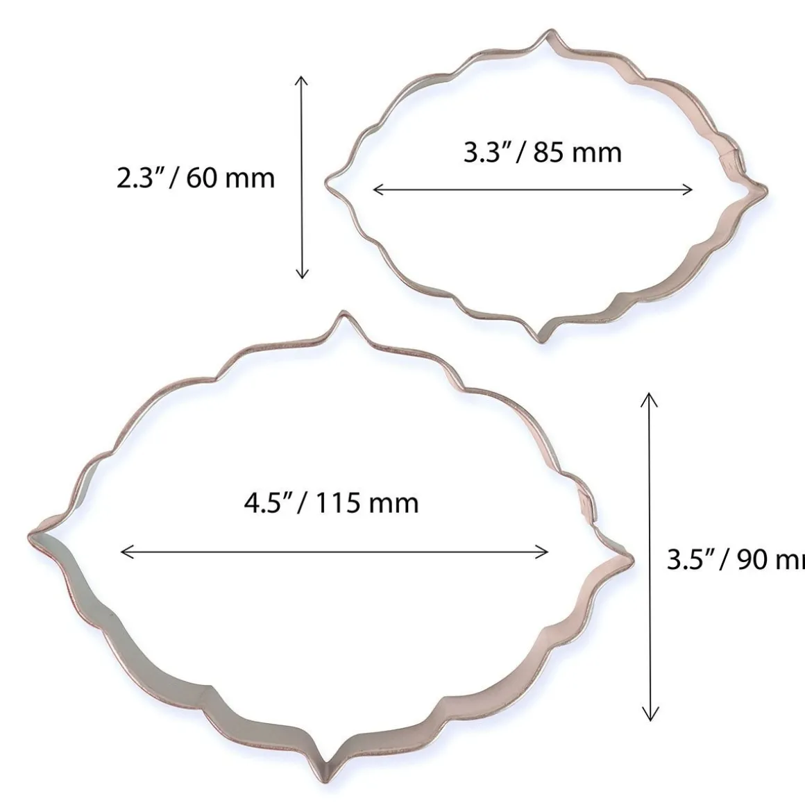 PME Koekjes Uitsteker Plaque Style 6 Set/2**